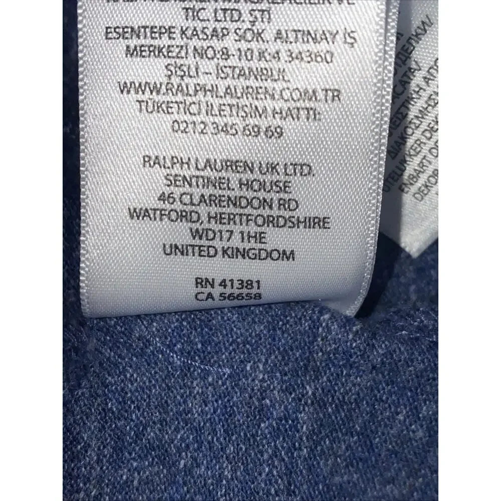 Polo Ralph Lauren Polo Shirt size Large Classic Fit Blue With Red Horse